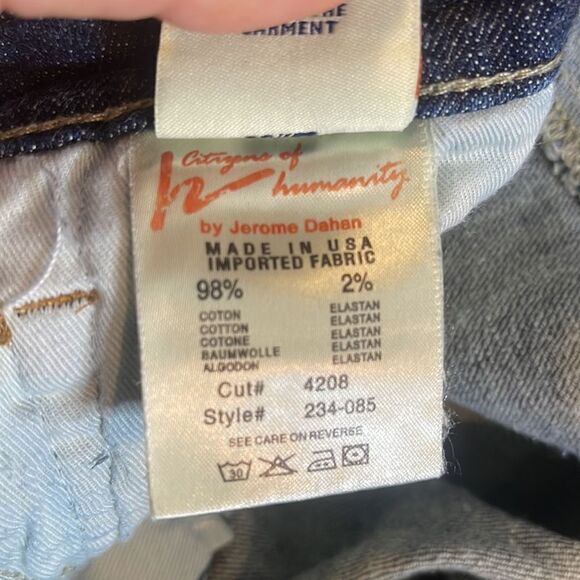 Citizens of Humanity by Jerome Dahan Crochet #234 Bootcut Dark Wash Jeans - Picture 13 of 13